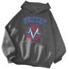 Hazbin Hotel VOX Retro Signal Logo Hoodie for Men (European Size)