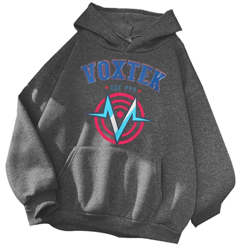 Hazbin Hotel VOX Retro Signal Logo Hoodie for Men (European Size)