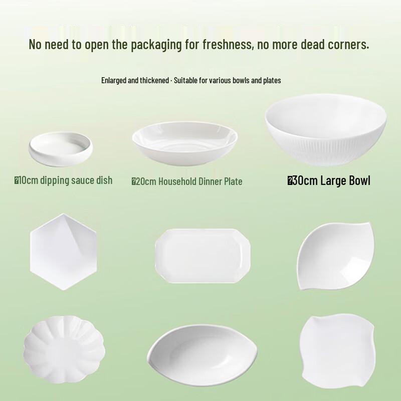 Fangcaodi Extra Large Thickened Disposable Stretch Food Covers