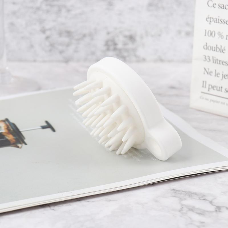 Handheld Silicone Scalp Shampoo Massage Brush Washing Shower Clean Brush Bath