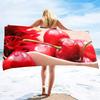 Red Cherry Beach Towels,Oversized Absorbent Lightweight Soft Blanket Towel,Quick Dry Sand Free Pool Towels for Beach Vacation