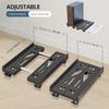 Verstellbarer mobiler PC-Tower-Ständer mit Rädern, CPU-Halter für unter den Schreibtisch, verstellbarer stabiler mobiler Computer-Host-Ständer für das Homeoffice