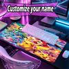 Özel İsim Kişiselleştirilmiş Anime Desenli Mouse Pad, Dizüstü Bilgisayar Masa Matı, Ev için Dekoratif Masa Matı Klavye Altlığı Hediye