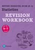 The Pearson REVISE Edexcel GCSE (9-1) Statistics Revision Workbook: For 2024 and 2025 Assessments and Exams (REVISE Edexcel GCSE Statistics 2017) Book
