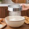 Stainless Steel Fine Mesh Round Handheld Round Manual Flour Sifter  Baking Prep
