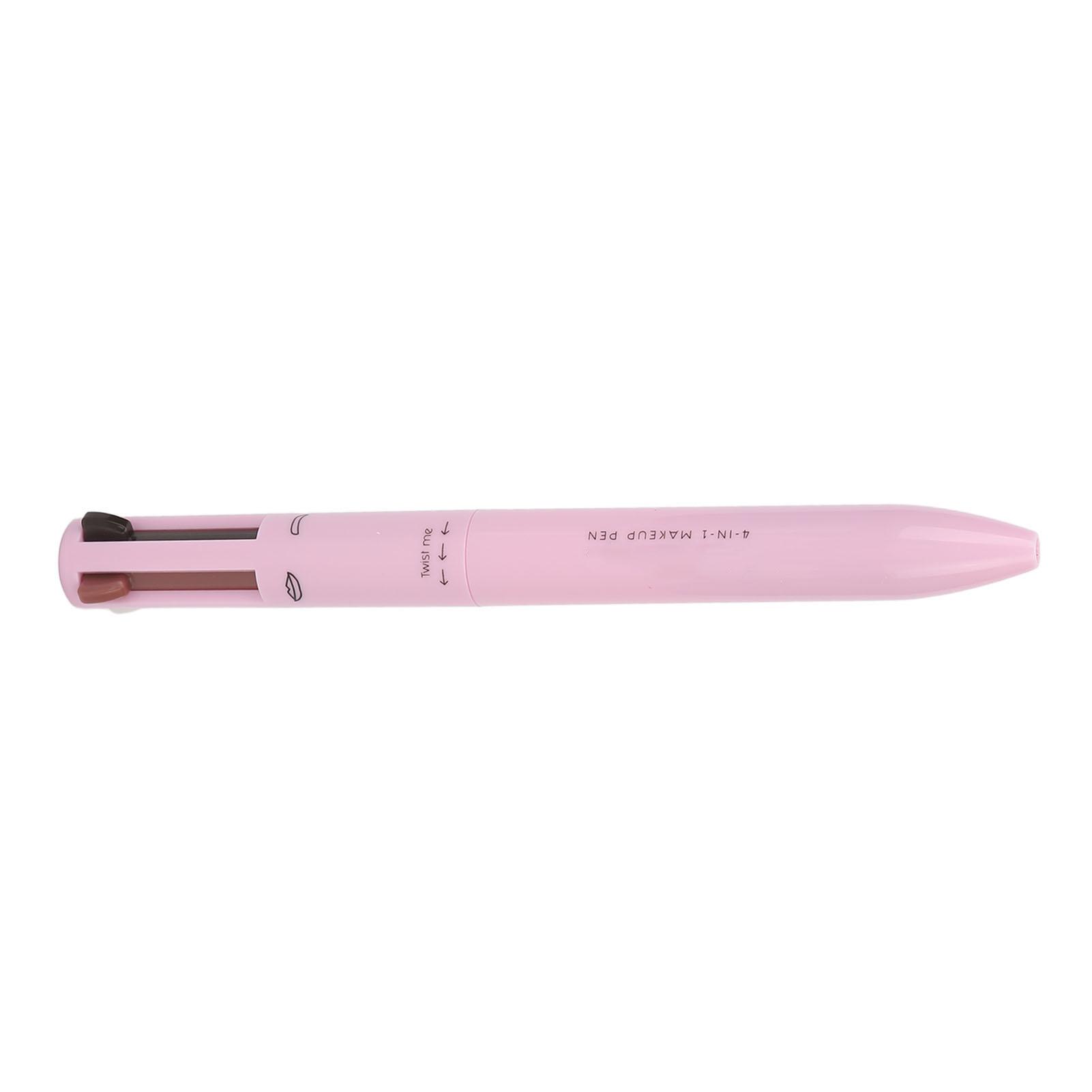 4-in-1 Make-up Stift 4 Farben Tragbar Augenbrauen Eyeliner Lippenkonturenstift Highlighter Augen Make-up Beauty Stift white