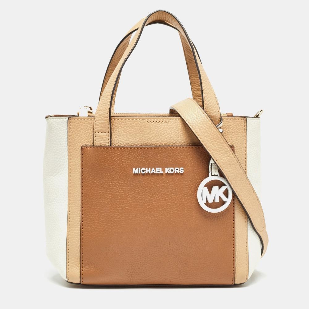 

Michael Kors Tricolor Leather Small Gemma Tote multi