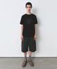INSILENCE Cotton Twill Bermuda Pants Charcoal