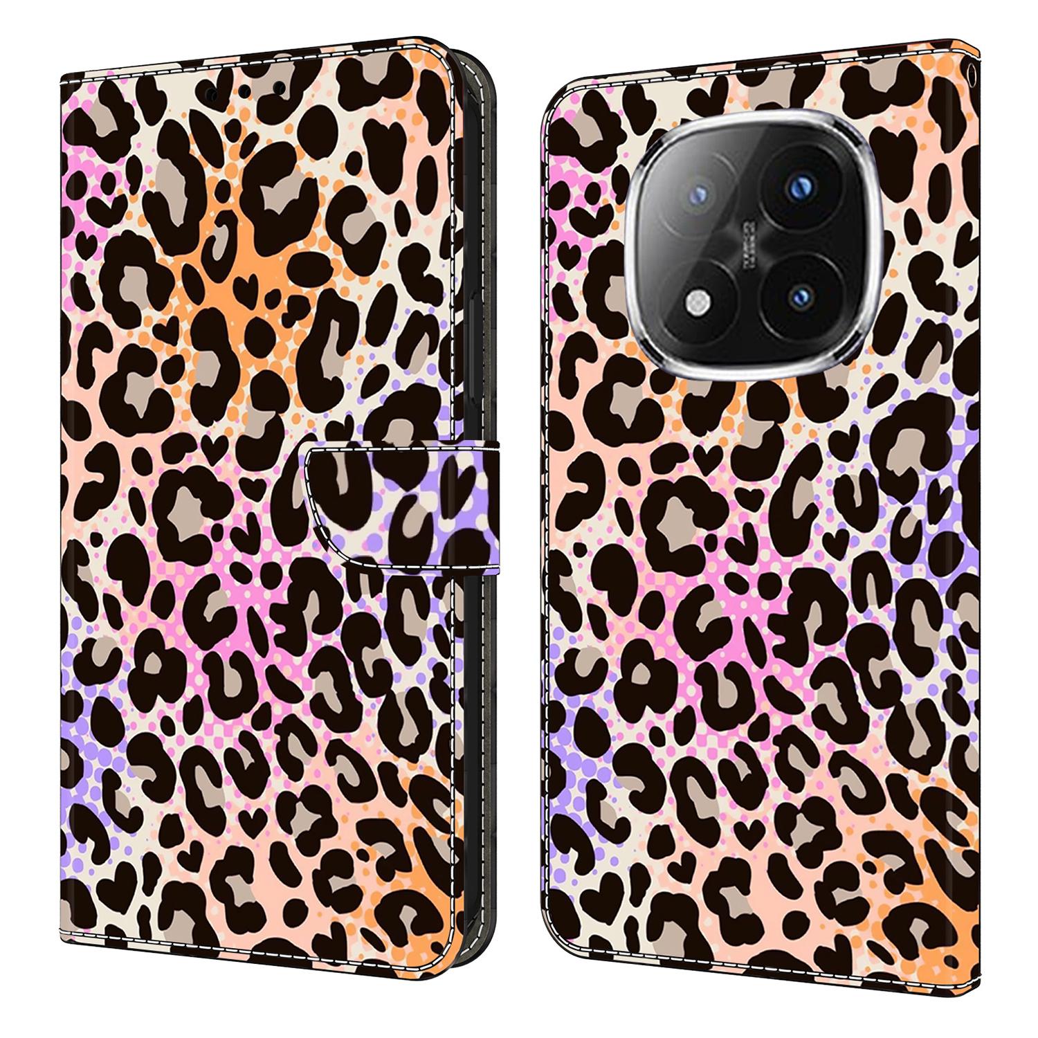 

For Xiaomi Redmi Note 14 Pro+ 5G Wallet Case Pattern Printing PU Leather Flip Stand Phone Cover T