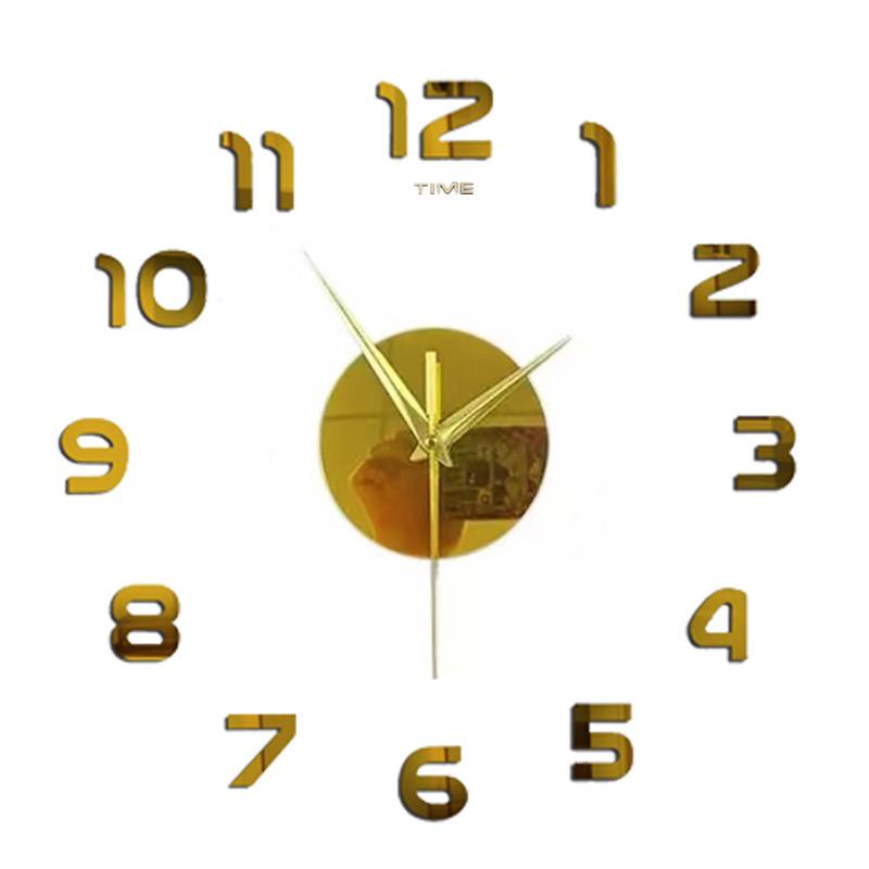 17Inch Home Decorative Living Room Bedroom Office Silent Acrylic Wall Stickers Clock