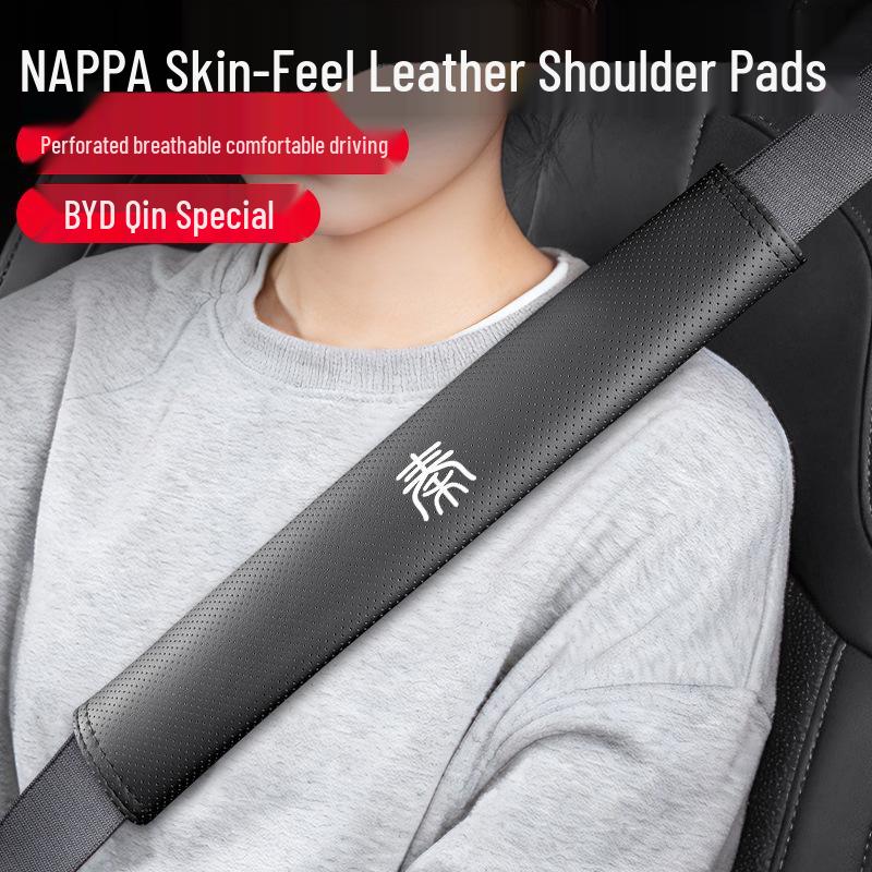 BYD Qin Pro/Plus Seat Belt Shoulder Pad - Anti-Choking, Anti-Abrasion Protector and Ornament