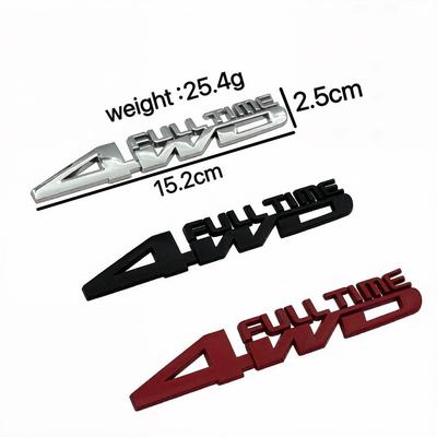 4WD Off-Road Vehicle Emblem Sticker for Wrangler & Compass
