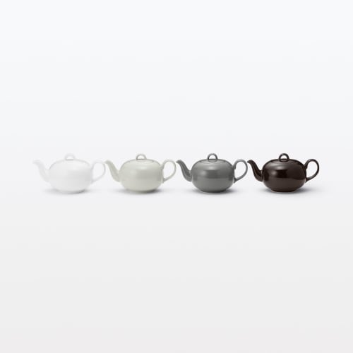 MUJI MUJI Everyday Teapot Gray Beige 700mL with Strainer 83444389