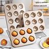 1Pc Carbon Steel Cake Pan 6/9 Cavity Chestnut Shaped Baking Tray Mold Baking Tool Kitchen Gadgets Accessories