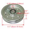 1pcs Single-slot White Zinc Pulley Lawn Mower Pulley With 46" Decks for MTD 956-0627 756-0627 756-0365