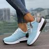 Women's Casual Sneakers Fashion Versatile Large Size Color Combination Cross-border Cash Models Slope Heel Thick Bottom Casual Sneakers