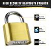 Premium Gold Combination Padlocks 10000 Code Option Waterproofed Anti Pick Resistant Heavyweights Security Lock