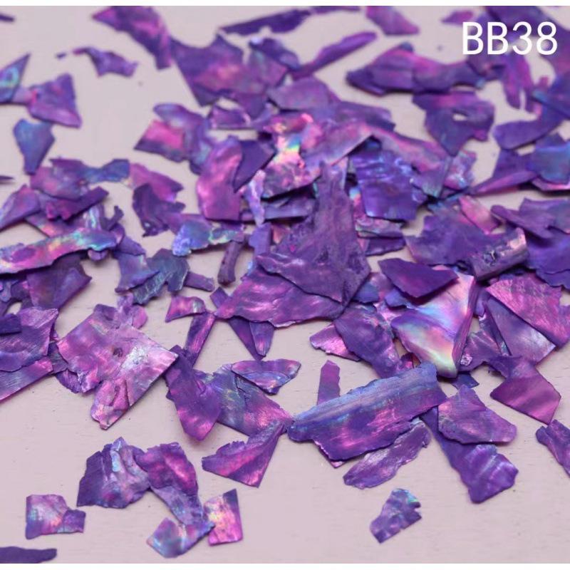 Mother-of-Pearl Abalone Shell Nail Art Lacquer Mosaic DIY Inlay Materials Default