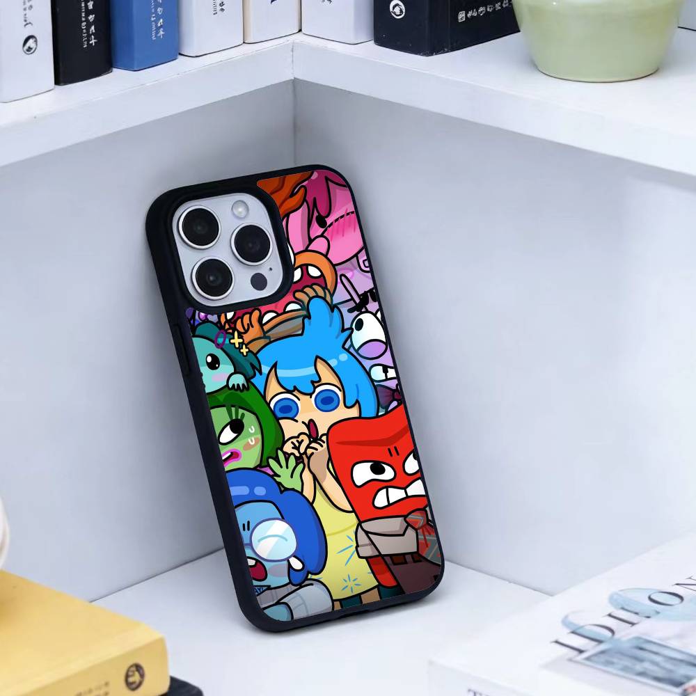 Adventure Anime Inside Out  Phone Case For iPhone 14,16,15,13,17,12,Plus,Pro,Max Magnetic For Magsafe Frosted Cover