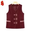 Elderly Women's New Chinese Style Autumn Vest