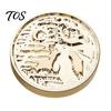 Wax Seal Accessories Brass Stamp Heads, Alphabet Christmas Embossed Sealing Handmade Craft Head for Envelope Gift Wrapping Journal Scrapbook