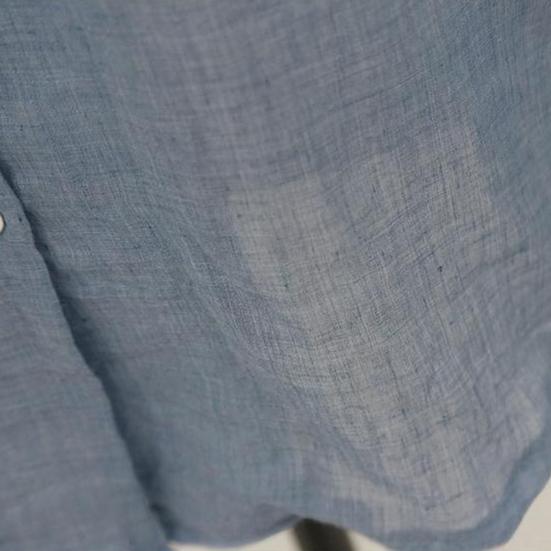 Patch Large Size Sleeve Pocket Shirt Tops Long Loose Fit Single-breasted Thin Casual Shirt Workwear