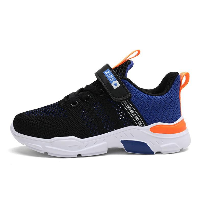 Boys Knit Mesh Sneakers Kids School Running Shoes Lightweight Breathable Sport Footwear Size 28-39