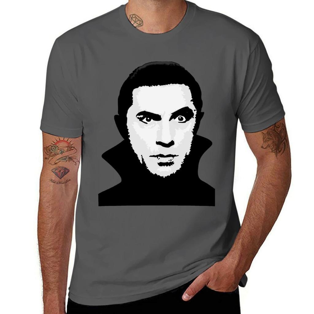 Bela Lugosi Black And White Vector Portrait Tshirt Quick Dry Training Short Sleeve Tee