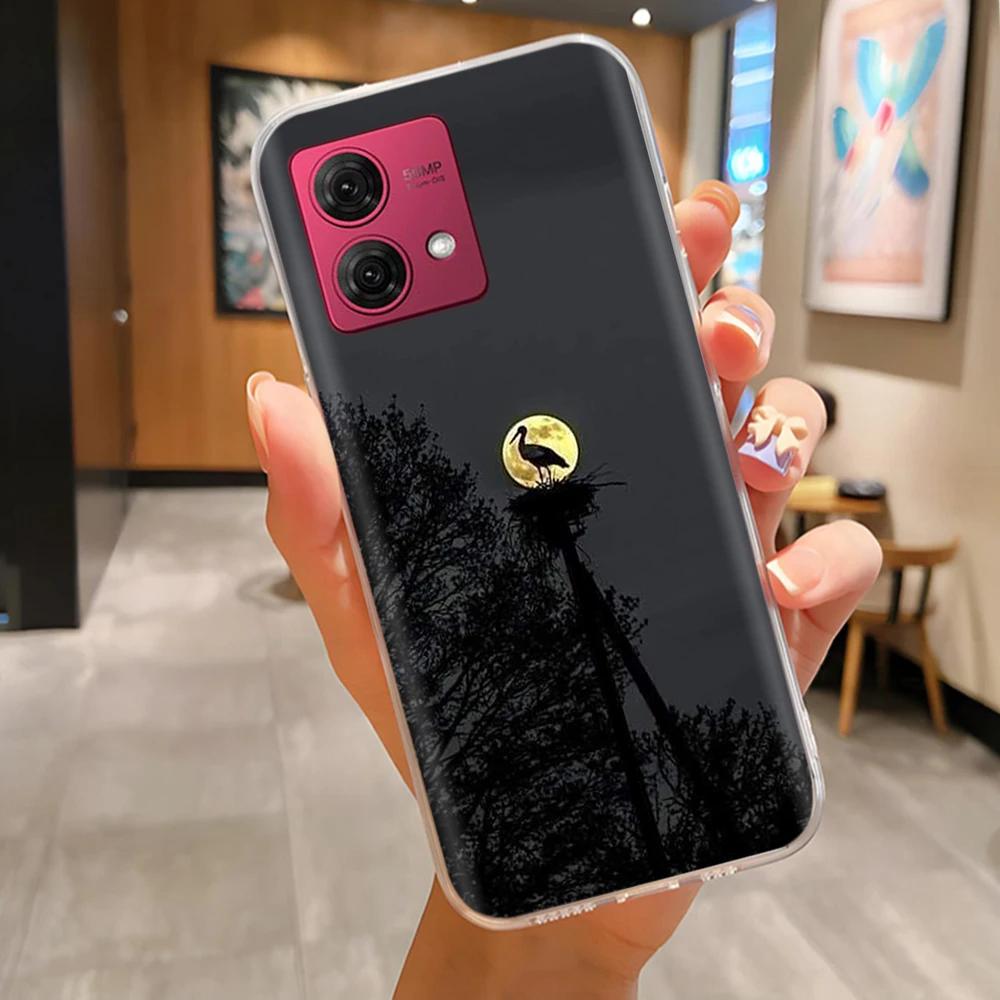 Für Moto G84 Hülle Mode Niedliche Cartoon Rückseite Für Motorola Moto G84 Handy Silikon Hüllen 6,8 Zoll MotoG84 Schutz Fundas