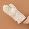 2pcs Oven Gloves Heat Resistant Kitchen Cooking BBQ Accessories Cotton Mitts Microwave Safe Barware Protection Anti Steam Scald