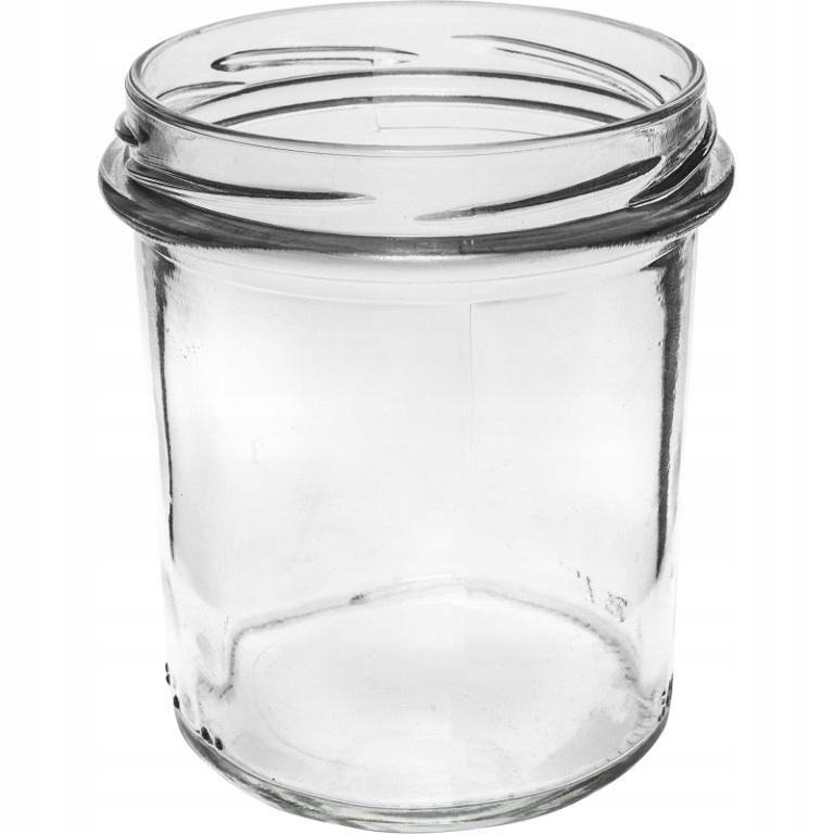 Jam jars with lids, 6 pcs, 346 ml