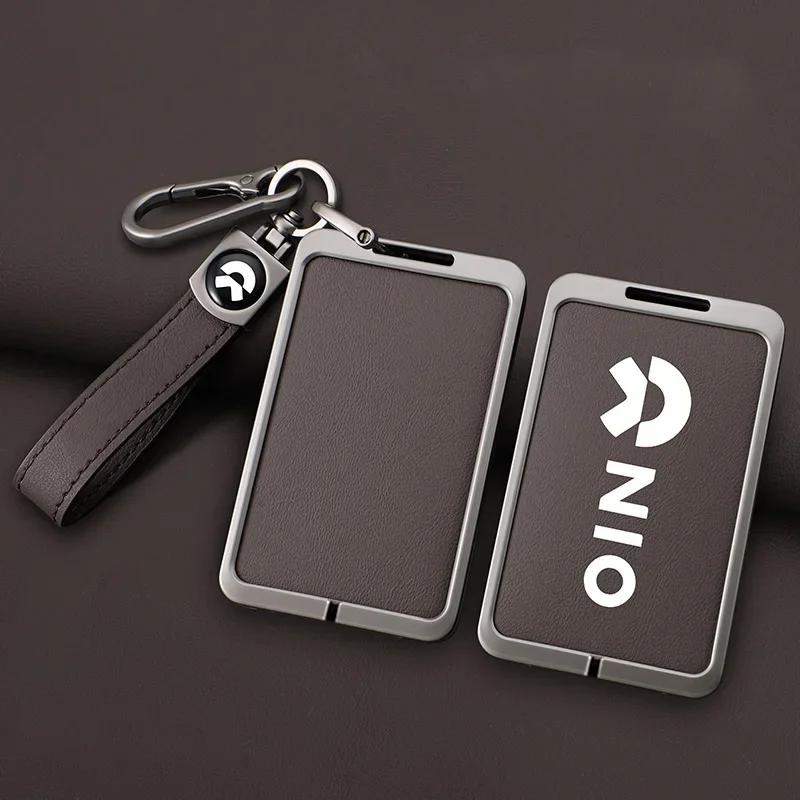 Zinc Alloy Auto Intelligent Nfc Card Key Fob Cover Case Fit For Wei Lai Nio Et5 Et7 Es7 Ec7 Es6 Es8 Ec6 Protector Mount Housing Auto Accessories