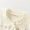 DAVE & BELLA Girls' Ruffled Knit Cardigan Vest