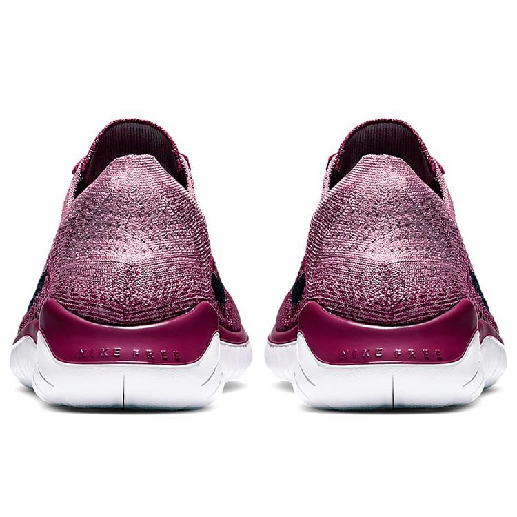 Nike Free Rn Flyknit 2018 Bringebærrød Dame