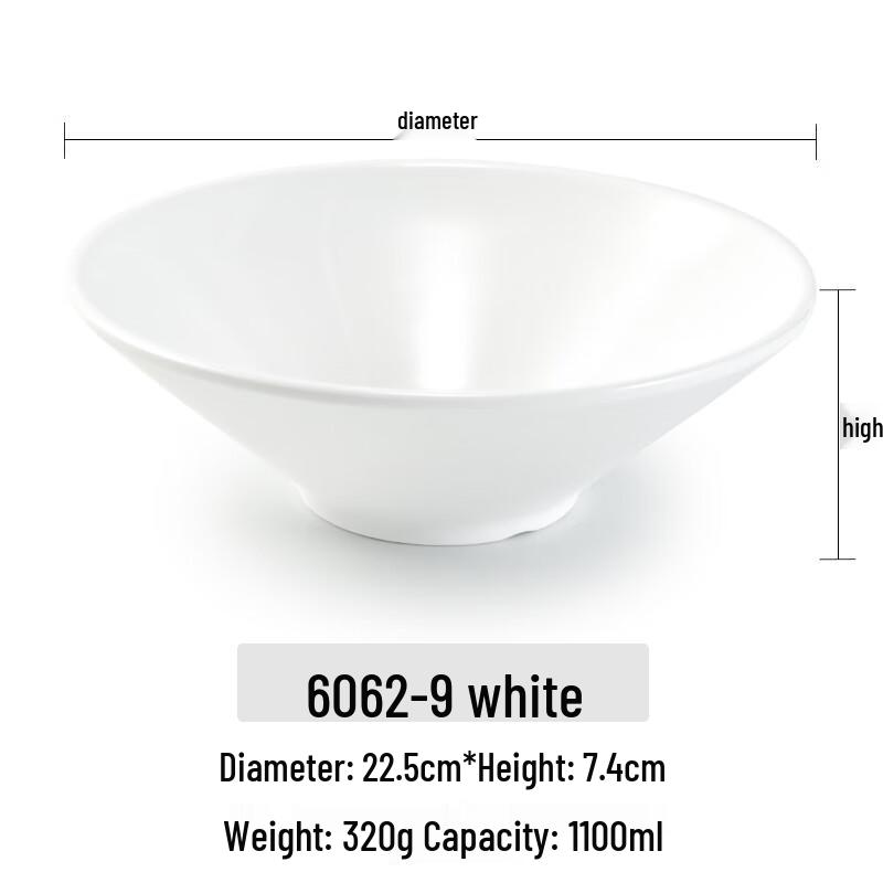 A5 Melamine Conical Noodle Bowl