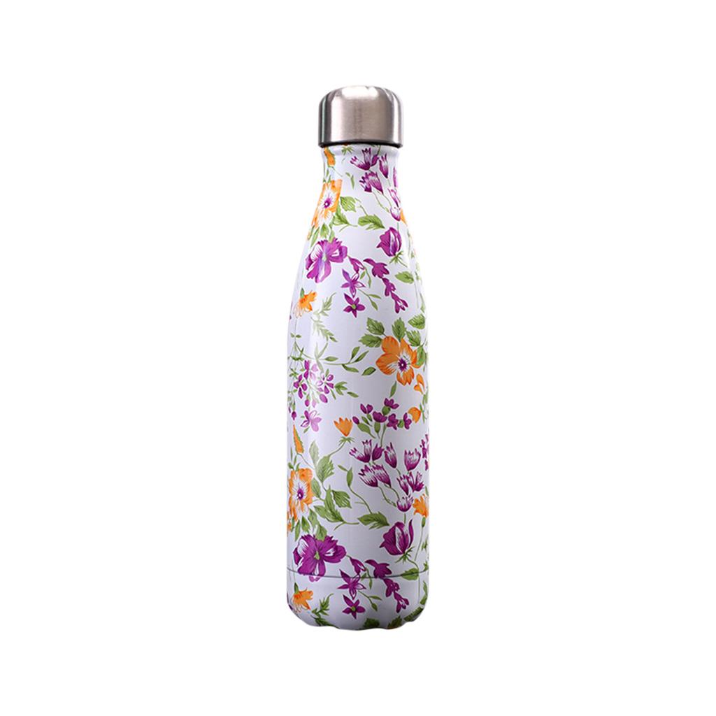 500ml Stainless Steel Small Mouth Insulated Cup Portable Outdoor Sports Water Bottle
