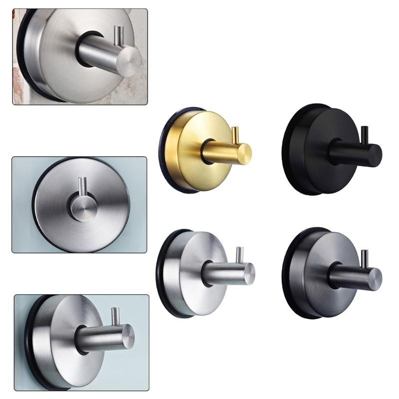 Strong Suction Cup Hook for Holiday Wreaths Bathroom Kitchen Waterproof Stainless Steel Wall Hangers