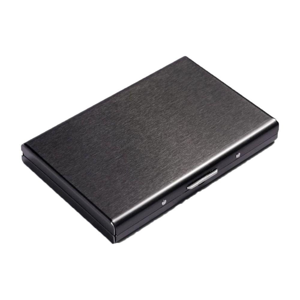Stainless Steel Card Antimagnetic Case 10 Card Slots RFID Card Holder Bank Card Case  Travel