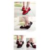 New Princess Shoes for Small, Medium, and Large Children, Black Girls' Square-Toed Bowknot Single Shoes, Student Performance Shoes