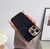 Electroplated Suede Protective Case for iPhone 14/13 Pro Max
