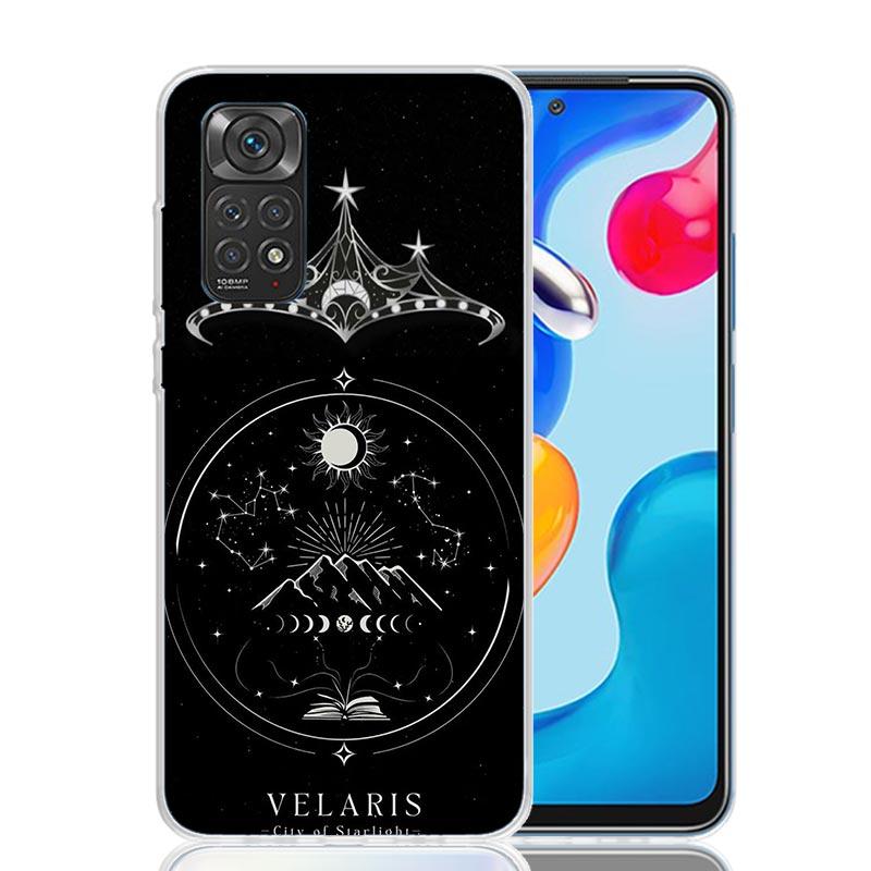 

A Court of Mist Fury Sarah J Maas Phone Case For Xiaomi Redmi Note 13 14 15 Pro Plus 12S 12 14S 11S 11E 10 10S 11 11T 5G 4G Cove Redmi Note 15 Pro 4G