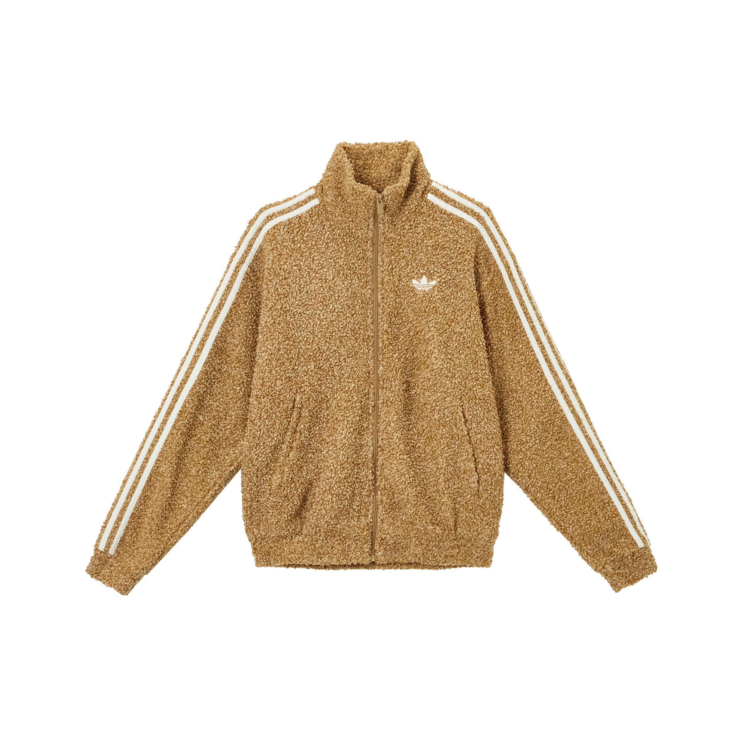 

Adidas Originals Букле Firebird Куртка с воротником-стойкой на молнии с длинным рукавом Мужская куртка KS5274 XXXL