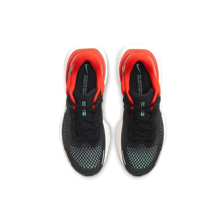 Nike ZoomX Invincible Run Flyknit Black Chile Red Men Sneakers Green-Glow CT2228-002