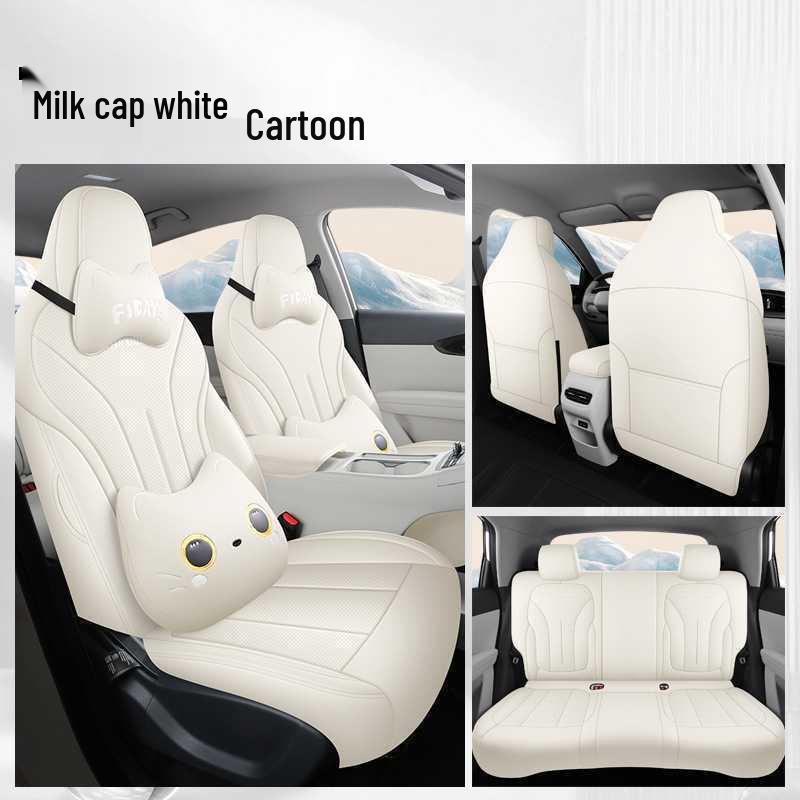 2026 Universal Leather Car Seat Cushion - All-Season Full Coverage for Geely Xingyuan