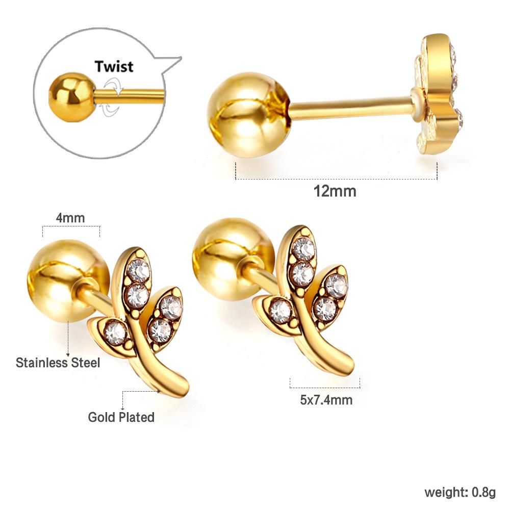 2026 European and American Love Stud Earrings, Fashionable Niche High-end Simple and Versatile Earrings