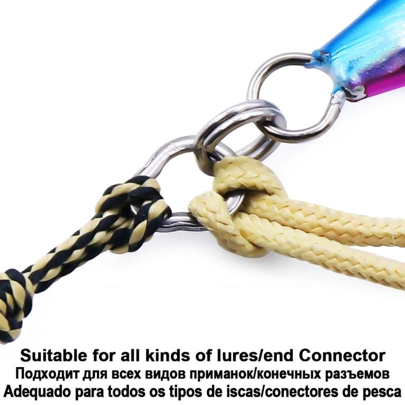 25Pcs Pear Shape Solid Fishing Rings High Strength Rustproof Fishing Split Link Fish Lures Connectors Easy To Use