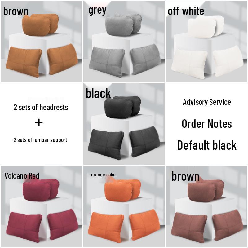 Changan Qiyuan A05 Car Headrest & Lumbar Support Pillow Set
