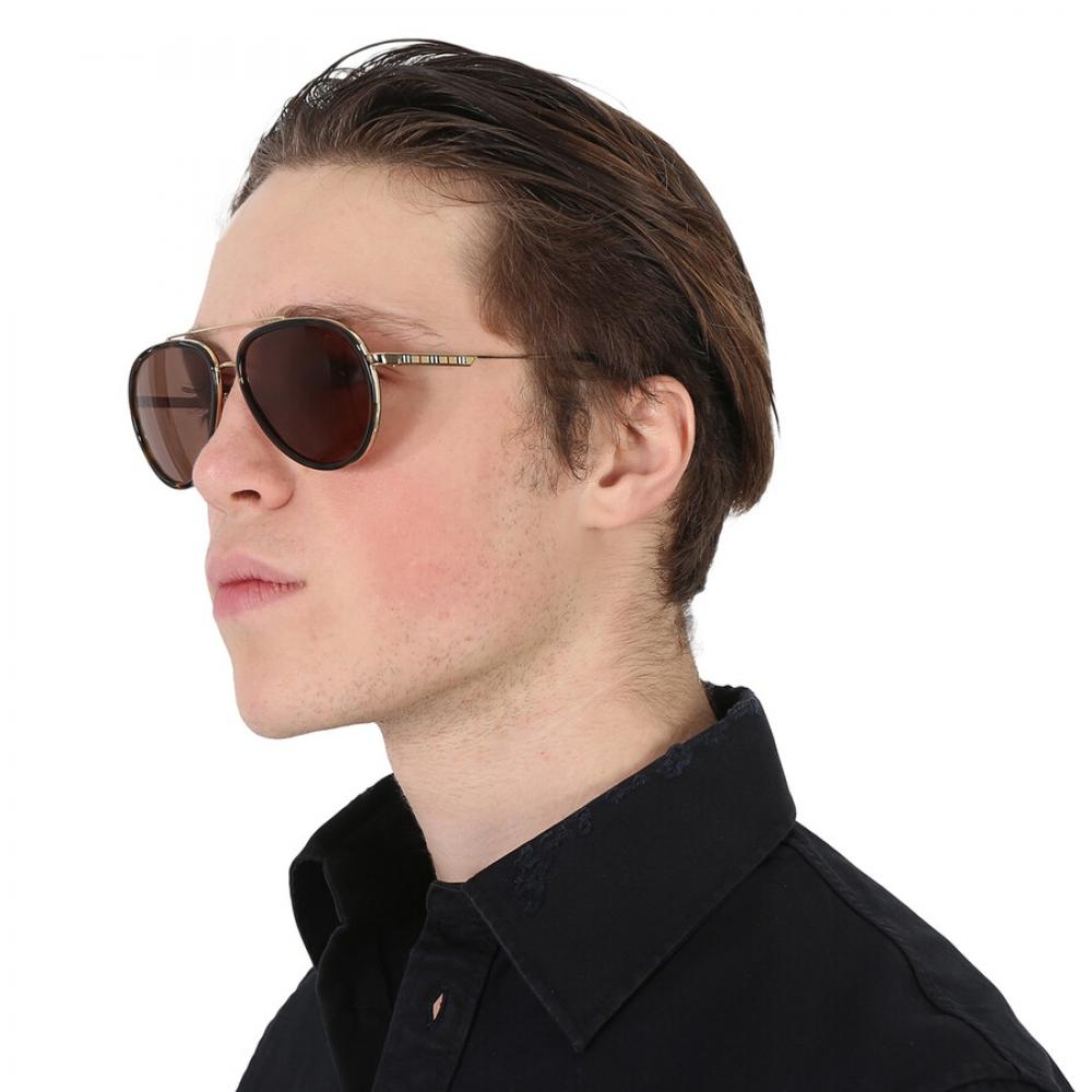 Oliver Dark Brown Pilot Men S SunglaSSeS Be3125 101773 59