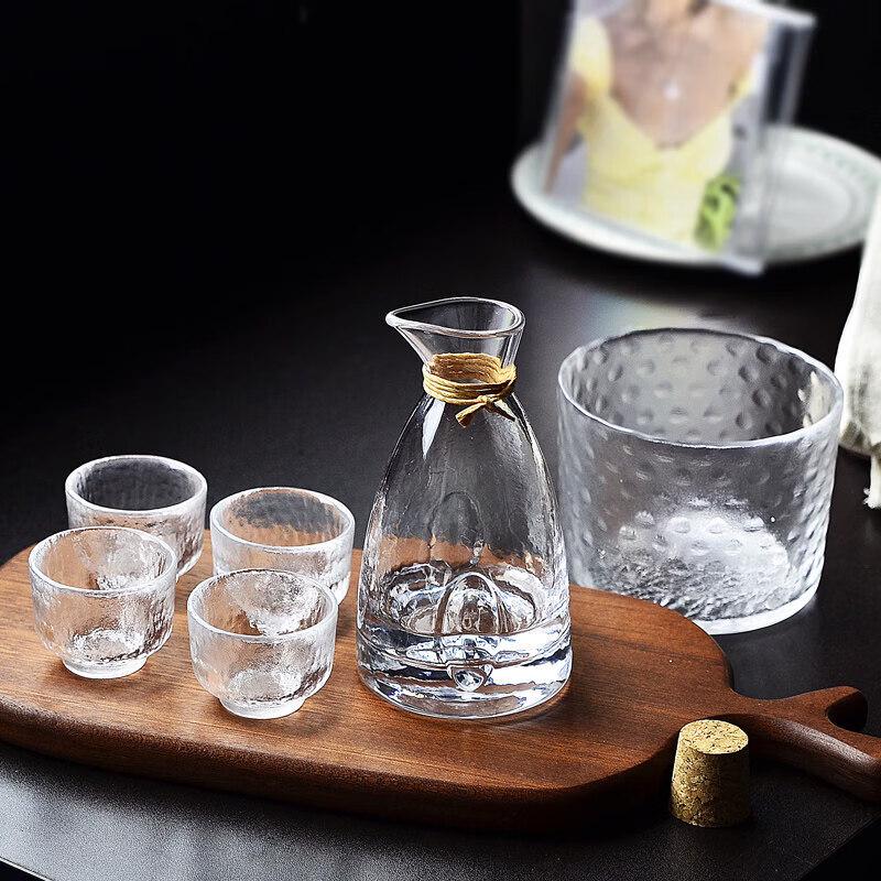 Chixing Gehamerd Glas Sake Set