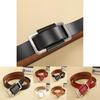 Retro Genuine Leather Belt For Ladies With Alloy Pin Buckle And Chic Design For Jeans Accessory